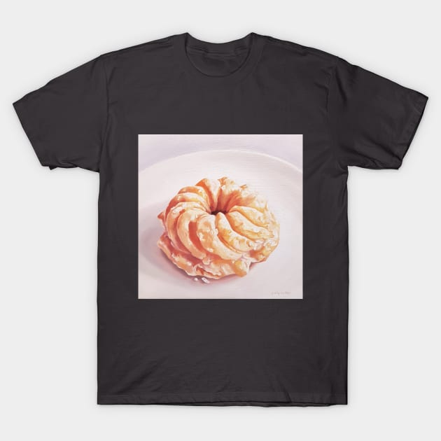 Honey Cruller 2 - donut painting T-Shirt by EmilyBickell